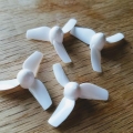 3-Blade 31mm Props (0.8mm Hole) White
